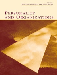 表紙画像: Personality and Organizations 1st edition 9780805837582