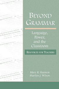 Omslagafbeelding: Beyond Grammar 1st edition 9780805837155