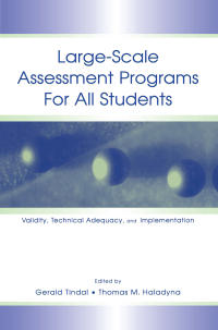表紙画像: Large-scale Assessment Programs for All Students 1st edition 9780805837094