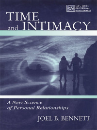 صورة الغلاف: Time and Intimacy 1st edition 9780805836806