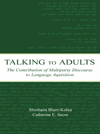 Titelbild: Talking to Adults 1st edition 9780805836615
