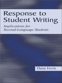 Cover image: Response To Student Writing 1st edition 9780805836561