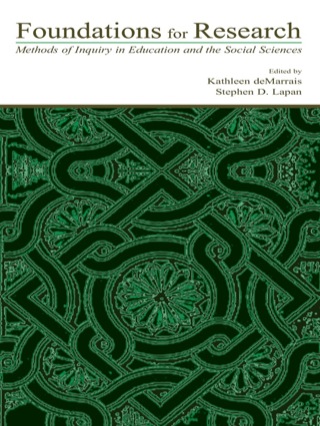 Cover image: Foundations for Research 1st edition 9780805836509