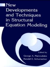 Imagen de portada: New Developments and Techniques in Structural Equation Modeling 1st edition 9780415655729