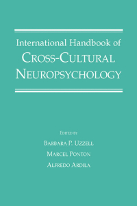 Cover image: International Handbook of Cross-Cultural Neuropsychology 1st edition 9780805835861