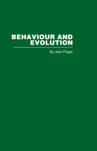 Omslagafbeelding: Behaviour and Evolution 1st edition 9780415402217