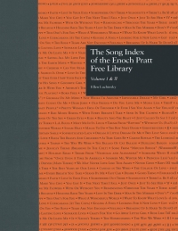 Cover image: The Song Index of the Enoch Pratt Free Library 1st edition 9780815329183