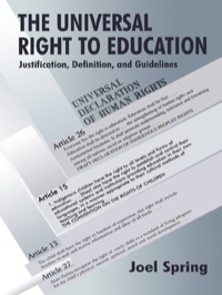Imagen de portada: The Universal Right to Education 1st edition 9780805835472