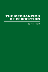 Imagen de portada: The Mechanisms of Perception 1st edition 9780415402286