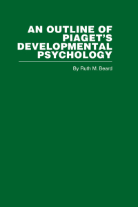 Cover image: An Outline of Piaget's Developmental Psychology 1st edition 9780415402293