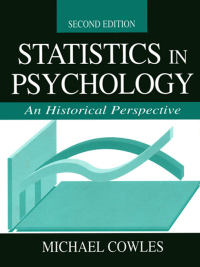 Cover image: Statistics in Psychology 2nd edition 9780805835090