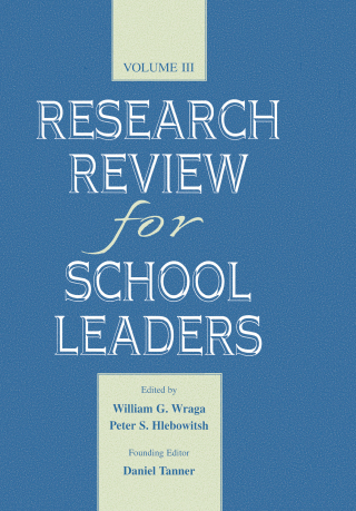 Cover image: Research Review for School Leaders 1st edition 9780805835083