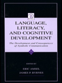 صورة الغلاف: Language, Literacy, and Cognitive Development 1st edition 9780805834949