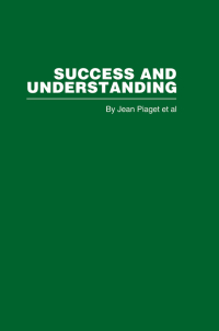 Cover image: Success and Understanding 1st edition 9780415402330