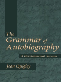 Titelbild: The Grammar of Autobiography 1st edition 9780805834833