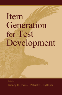 Cover image: Item Generation for Test Development 1st edition 9781138973473