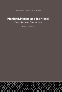 Cover image: Mankind, Nation and Individual 1st edition 9780415402484