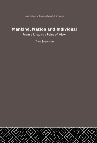 Immagine di copertina: Mankind, Nation and Individual 1st edition 9780415402484
