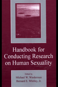 Cover image: Handbook for Conducting Research on Human Sexuality 1st edition 9780805841497