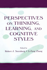 صورة الغلاف: Perspectives on Thinking, Learning, and Cognitive Styles 1st edition 9780805834307