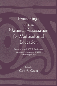 صورة الغلاف: Proceedings of the National Association for Multicultural Education 1st edition 9780805834208