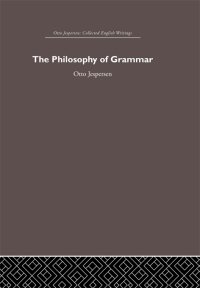 Cover image: The Philosophy of Grammar 1st edition 9780415611312