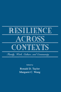 Cover image: Resilience Across Contexts 1st edition 9781138003354