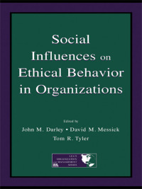 Omslagafbeelding: Social Influences on Ethical Behavior in Organizations 1st edition 9781138003323