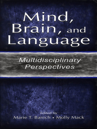 Cover image: Mind, Brain, and Language 1st edition 9780805833270