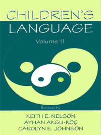 Cover image: Children's Language 1st edition 9780805832938