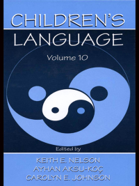 Omslagafbeelding: Children's Language 1st edition 9780805832921