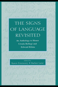 Cover image: The Signs of Language Revisited 1st edition 9781138003262