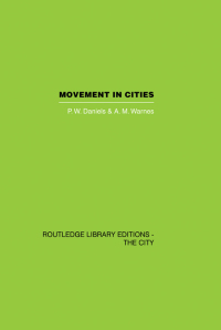 Titelbild: Movement in Cities 1st edition 9780415417594