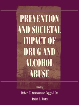 Cover image: Prevention and Societal Impact of Drug and Alcohol Abuse 1st edition 9780805831580