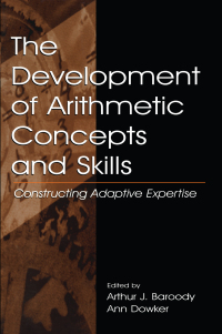 Cover image: The Development of Arithmetic Concepts and Skills 1st edition 9780805831566