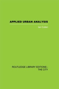 Cover image: Applied Urban Analysis 1st edition 9780415417709