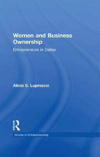 Cover image: Women and Business Ownership 1st edition 9781138987197