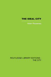 صورة الغلاف: The Ideal City 1st edition 9780415417792