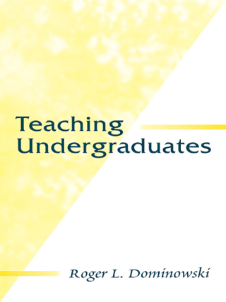 Immagine di copertina: Teaching Undergraduates 1st edition 9780805829891