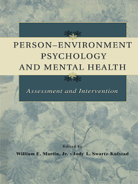 Imagen de portada: Person-Environment Psychology and Mental Health 1st edition 9781138003095