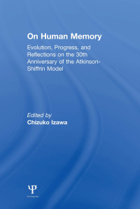 Cover image: on Human Memory 1st edition 9780805829525