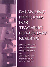 Cover image: Balancing Principles for Teaching Elementary Reading 1st edition 9780805829136