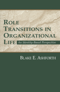 Immagine di copertina: Role Transitions in Organizational Life 1st edition 9780805828924