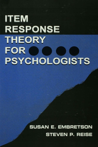 Titelbild: Item Response Theory for Psychologists 1st edition 9780805828184