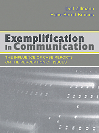 Cover image: Exemplification in Communication 1st edition 9780805828108