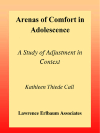 Titelbild: Arenas of Comfort in Adolescence 1st edition 9780415645928