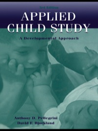 Cover image: Applied Child Study 3rd edition 9780805827569