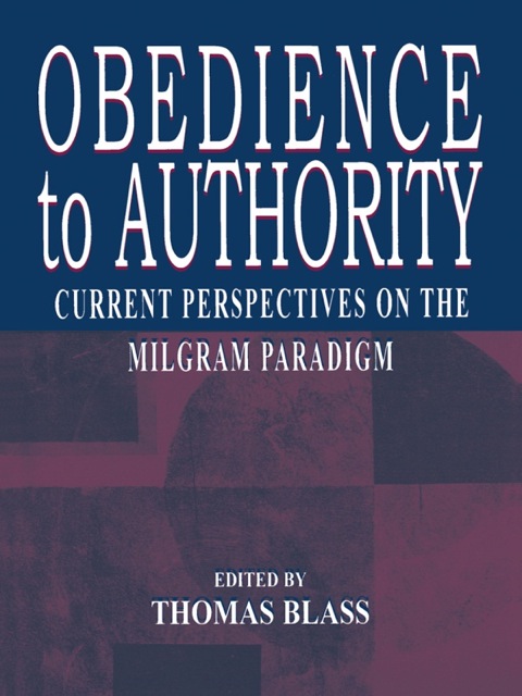 Obedience to Authority: Current Perspectives on the Milgram Paradigm, 1st Edition - FULL INSTANT DOWNLOAD | PDF DOCX EPUB