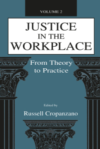 Imagen de portada: Justice in the Workplace 1st edition 9780805826944