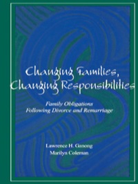 Cover image: Changing Families, Changing Responsibilities 1st edition 9781138002869